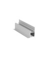 2m aluminium profiel FRAME14 BC/Q - Geanodiseerd, inbouw, LED rail