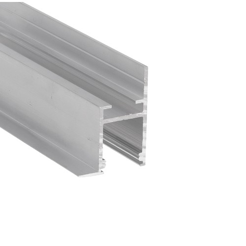 2m aluminiumprofiel FRAME14 BC/Q - Onbehandeld aluminium, inbouw, LED-profiel