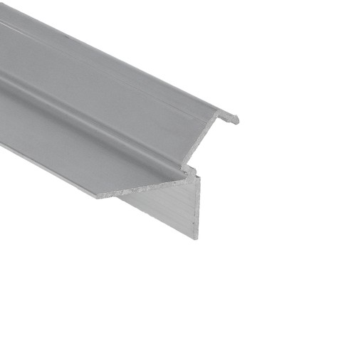 2m aluminiumprofiel GLOW12 DOWN A1C - Onbehandeld aluminium, inbouw, LED-profiel