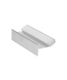 1m aluminiumprofiel GLOW12 UP A1C - Onbewerkt aluminium, inbouw, LED-profiel