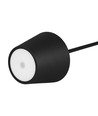 V-Tac oplaadbare tafellamp, draadloos - Zwart, IP54 buiten tafellamp, touch dimbaar, model mini