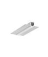 1m aluminiumprofiel HIDE10 C4 - Onbehandeld aluminium, inbouw, LED-profiel
