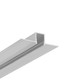 2m aluminiumprofiel HIDE10 C4 - Onbehandeld aluminium, inbouw, LED-profiel