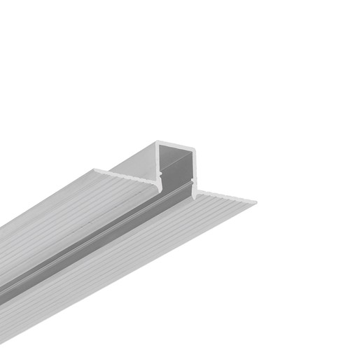 2m aluminiumprofiel HIDE10 C4 - Onbehandeld aluminium, inbouw, LED-profiel