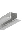 2m aluminium profiel LINEA-IN20 TRIMLESS EE7F - Geanodiseerd, inbouw, LED profiel
