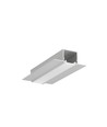 2m aluminium profiel LINEA-IN20 TRIMLESS EE7F - Geanodiseerd, inbouw, LED profiel