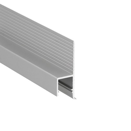 2m aluminiumprofiel OMNI10 AC2 - Geanodiseerd, inbouw, LED-profiel