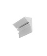 1m aluminium profiel SMOOTH12 BC/Q9 - Onbehandeld aluminium, inbouw, LED profiel