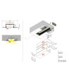 1m aluminiumprofiel VARIO30-04 ACDE-9 - Onbehandeld aluminium, inbouw, LED-profiel