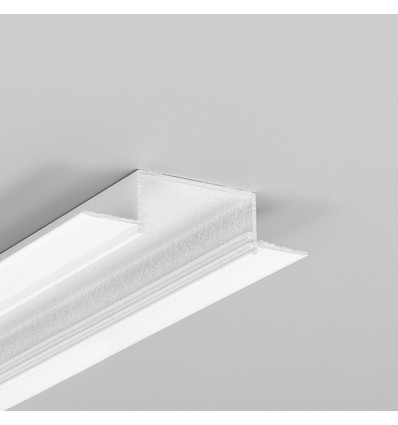 2m aluminium profiel VARIO30-04 ACDE-9 - Wit gelakt, inbouw, LED profiel