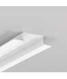 2m aluminium profiel VARIO30-04 ACDE-9 - Wit gelakt, inbouw, LED profiel