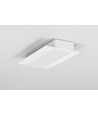 2m aluminium profiel VARIO30-04 ACDE-9 - Wit gelakt, inbouw, LED profiel
