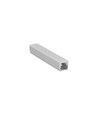 1m aluminium profiel FLOOR12 K/U - Geanodiseerd, tegelprofiel, LED rail