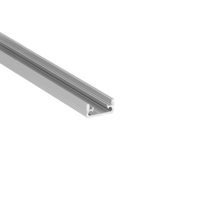 2m aluminium profiel FLOOR8 K - Geanodiseerd, tegelprofiel, LED rail