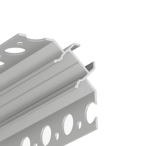 1m aluminium profiel UNI-TILE12 90GR C PLUS - Geanodiseerd, tegelprofiel, LED profiel