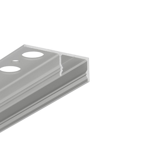 2m aluminium profiel UNI-TILE12 180GR C PLUS - Geanodiseerd, tegelprofiel, LED profiel