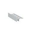 1m aluminium profiel UP-TILE10 A - Geanodiseerd, tegelprofiel, LED rail