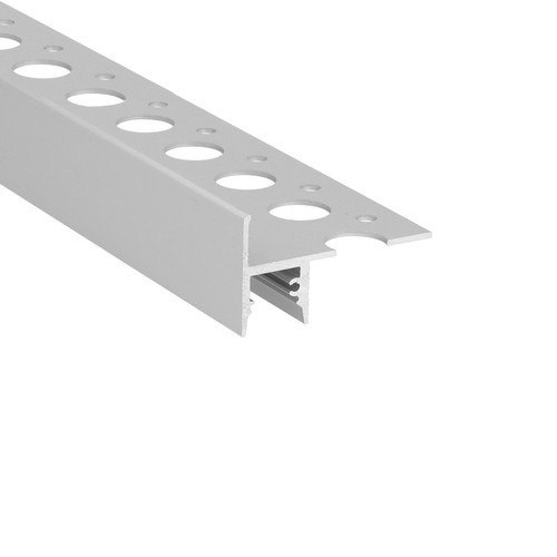 2m aluminium profiel UP-TILE10 A - Geanodiseerd, tegelprofiel, LED rail