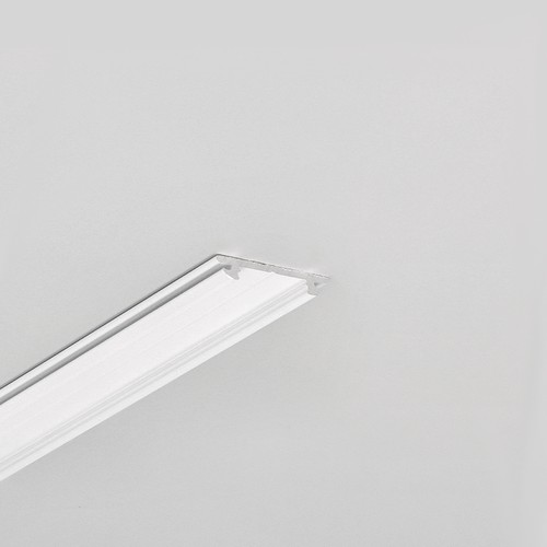 1m aluminiumprofiel ARC12 CD/U5 - Wit gelakt