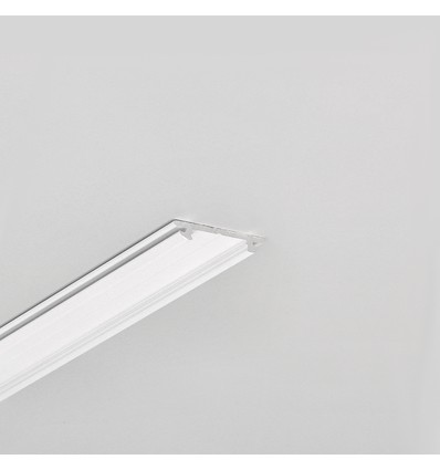 2m aluminium profiel ARC12 CD/U5 - Wit gelakt