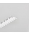 2m aluminium profiel ARC12 CD/U5 - Wit gelakt