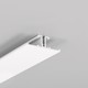 1m aluminium profiel BACK10 A/UX - Wit gelakt