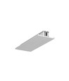 1m aluminium profiel BACK10 A/UX - Geanodiseerd
