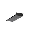 1m aluminiumprofiel BACK10 A/UX - Zwart gelakt