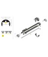 1m aluminium profiel PEN8 I - Geanodiseerd