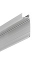 1m aluminiumprofiel WALLE12 BCD - Geanodiseerd