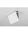 2m aluminiumprofiel WALLE12 BCD - Wit gelakt