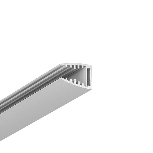 2m aluminiumprofiel MIKRO10 + 2m montageprofiel MIKRO10 - Geanodiseerd