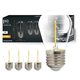 5 stuks E27 1W LED lamp - ST14, COB filament