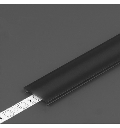 2m cover C6 CLICK - Zwart