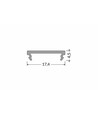 1m cover F CLICK - Zwart