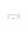 20m cover F CLICK - Rol, melkachtig wit