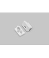 1 stuks Eindstuk SLIM8 - Met gat, wit