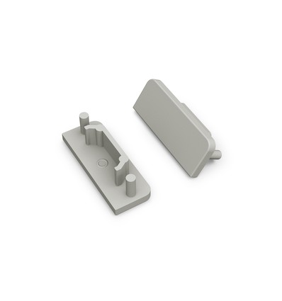 1 stuk Eindkap SURFACE14 GEN2 - Grijs