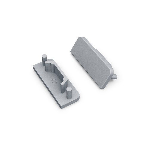 1 stuk Eindstuk SURFACE14 GEN2 - Zilverkleurig
