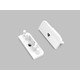 1 stuk Eindstuk SURFACE14 GEN2 - Met gat, wit