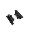 1 stuk Eindstuk GROOVE14 GEN2 SQ - Met gat, zwart