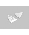 1 stuk Eindstuk CORNER10 GEN2 - Wit