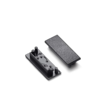 1 stuk Eindstuk VARIO30-01 - Zwart