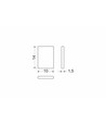 1 st. Magnetische houder M01 - 10x14x1,5mm