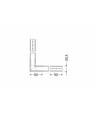 Profielverbinder LINEA20 90GR - Geanodiseerd