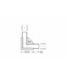Profielverbinder LINEA-IN20 90GR - Geanodiseerd