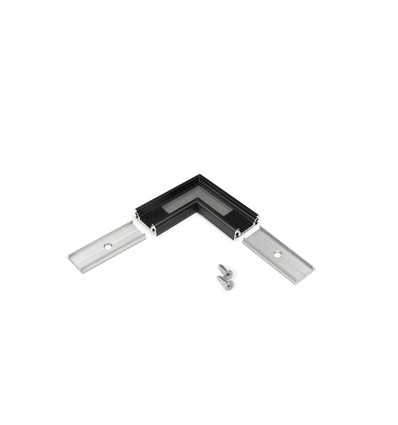 Profielverbinder SURFACE10 90GR - Zwart geanodiseerd