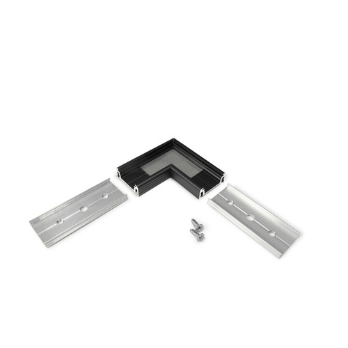 Profielverbinder SURFACE14 90GR - Zwart geanodiseerd