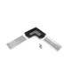 Profielverbinder GROOVE14 90GR - Zwart geanodiseerd