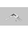 Profielverbinder HOEK10 90GR - Wit gelakt